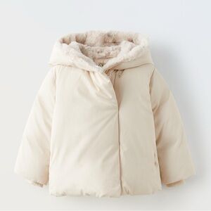 Zara baby puffer warm coat 9-12 months